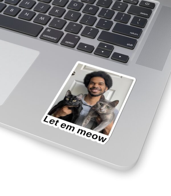 Jarrett Allen Let Em Meow Sticker