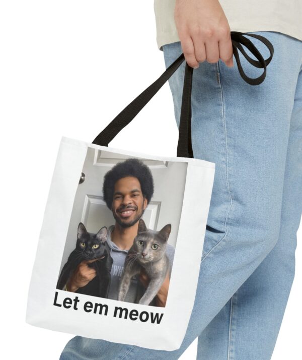 Jarrett Allen Let Em Meow Tote Bag
